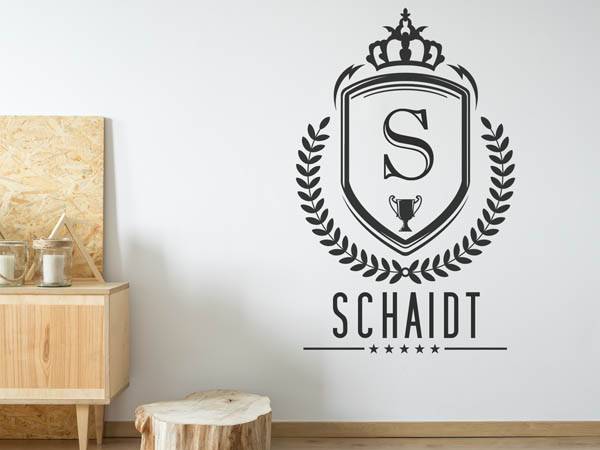 Wandtattoo Schaidt Wappen