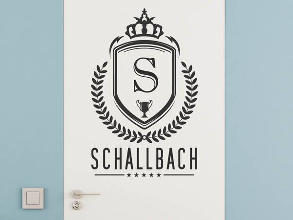 Wandtattoo Schallbach Wappen