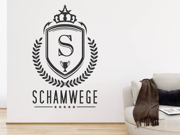Wandtattoo Schamwege Wappen