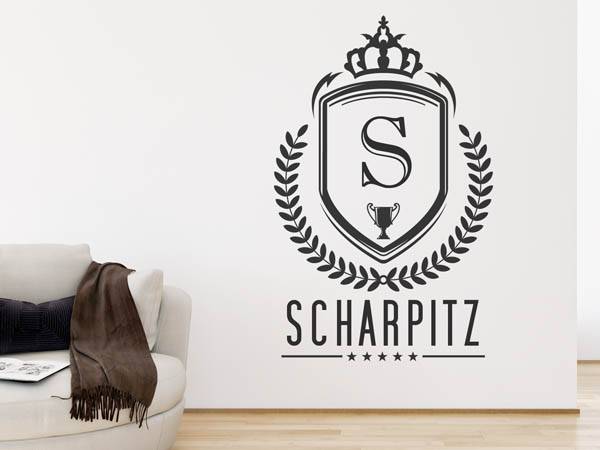 Wandtattoo Scharpitz Wappen