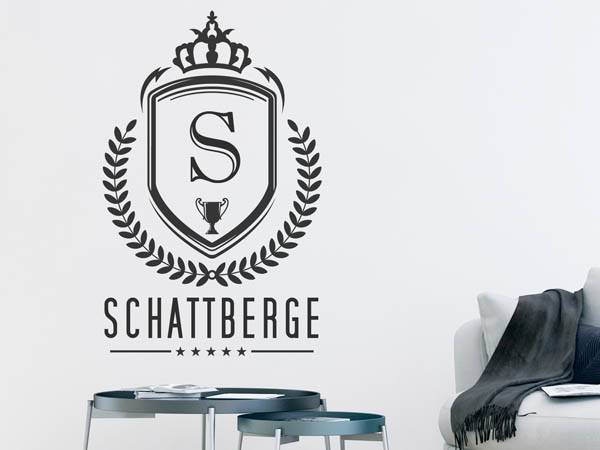 Wandtattoo Schattberge Wappen