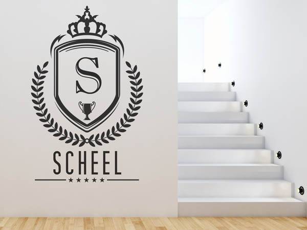 Wandtattoo Scheel Wappen