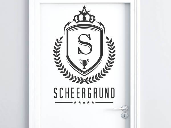 Wandtattoo Scheergrund Wappen