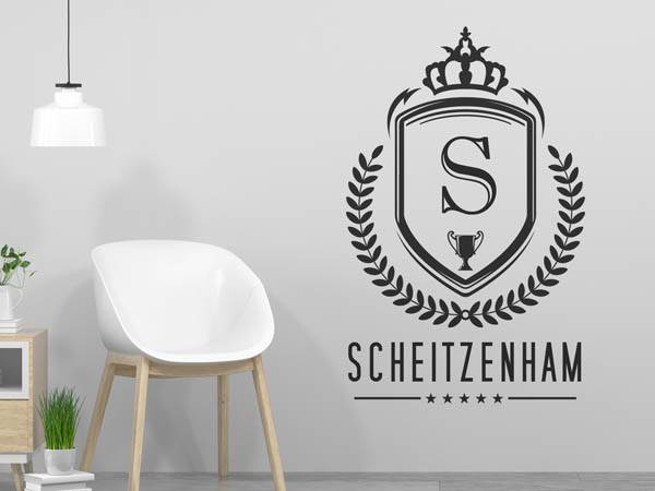 Wandtattoo Scheitzenham Wappen