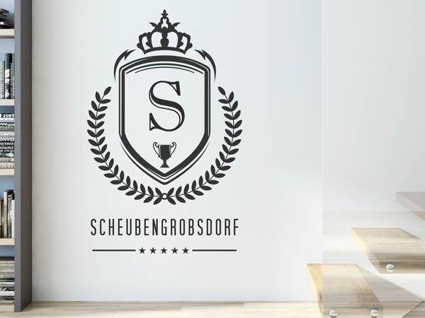 Wandtattoo Scheubengrobsdorf Wappen