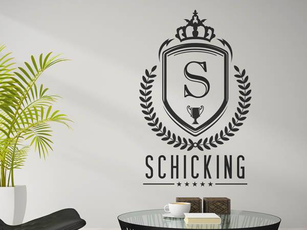 Wandtattoo Schicking Wappen