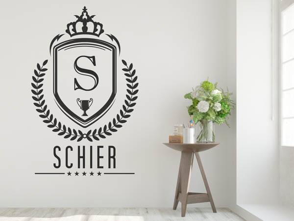 Wandtattoo Schier Wappen