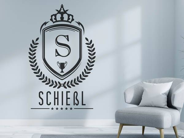 Wandtattoo Schießl Wappen