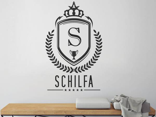 Wandtattoo Schilfa Wappen