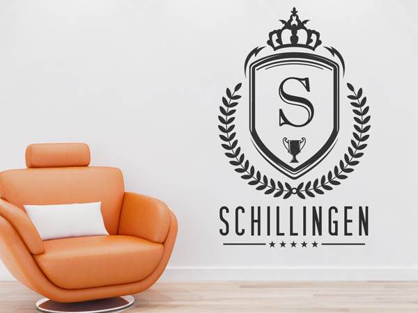 Wandtattoo Schillingen Wappen