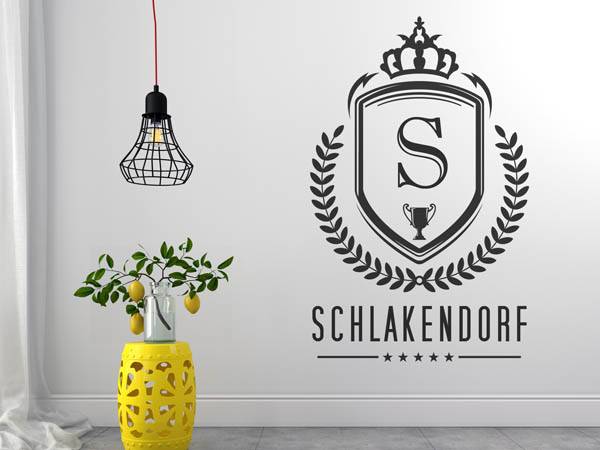 Wandtattoo Schlakendorf Wappen