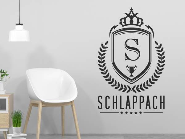 Wandtattoo Schlappach Wappen