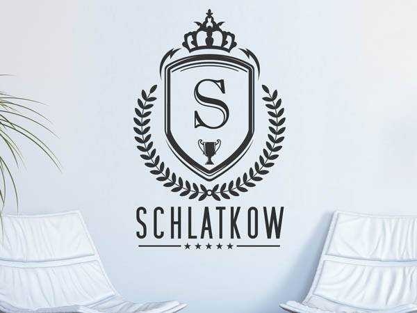 Wandtattoo Schlatkow Wappen