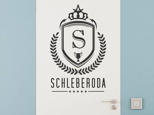 Wandtattoo Schleberoda Wappen