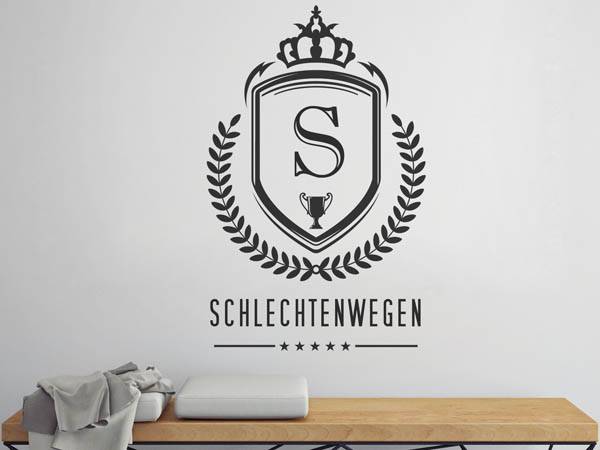 Wandtattoo Schlechtenwegen Wappen