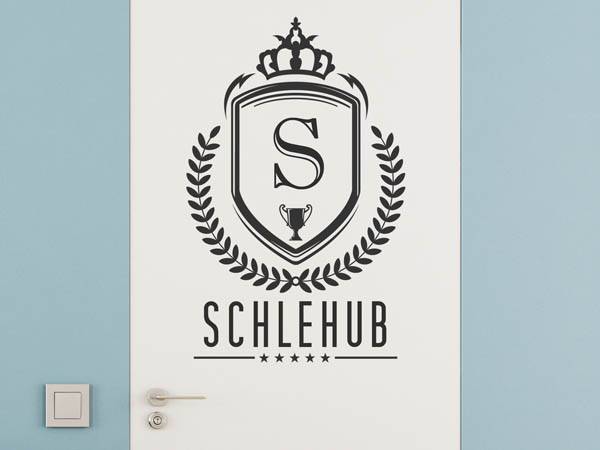 Wandtattoo Schlehub Wappen