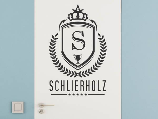 Wandtattoo Schlierholz Wappen
