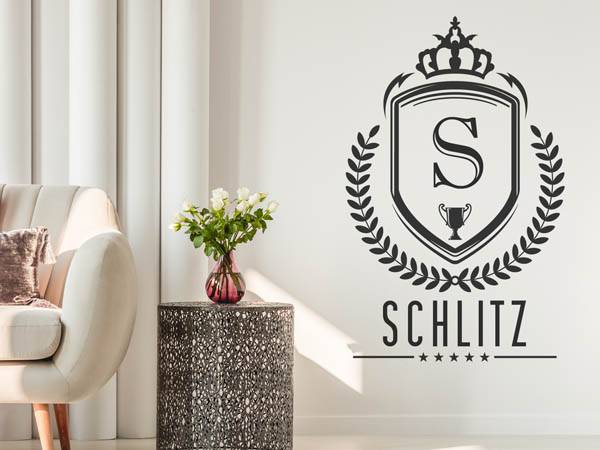 Wandtattoo Schlitz Wappen
