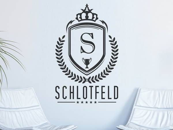 Wandtattoo Schlotfeld Wappen