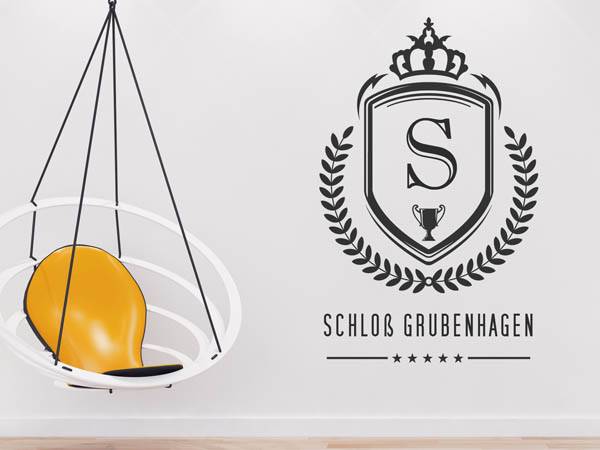 Wandtattoo Schloß Grubenhagen Wappen