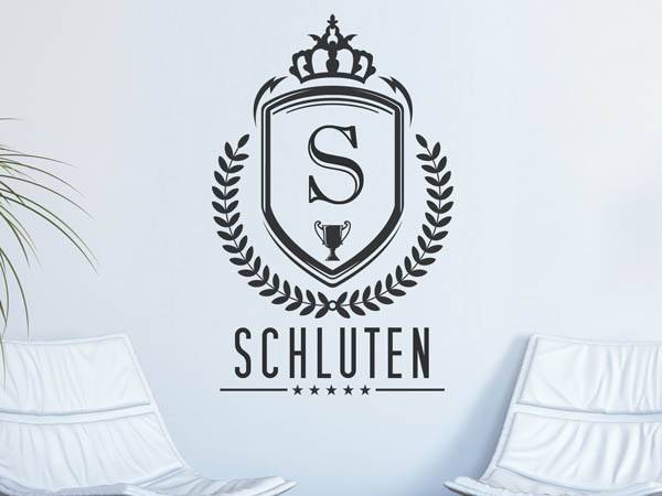 Wandtattoo Schluten Wappen