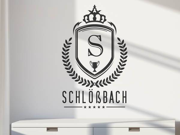 Wandtattoo Schlößbach Wappen