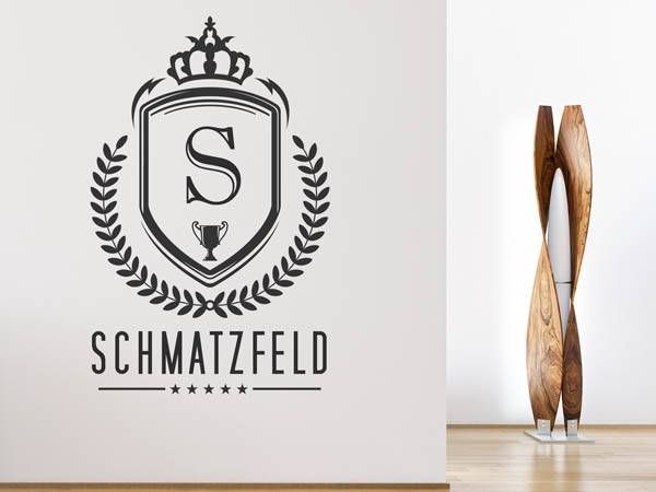 Wandtattoo Schmatzfeld Wappen