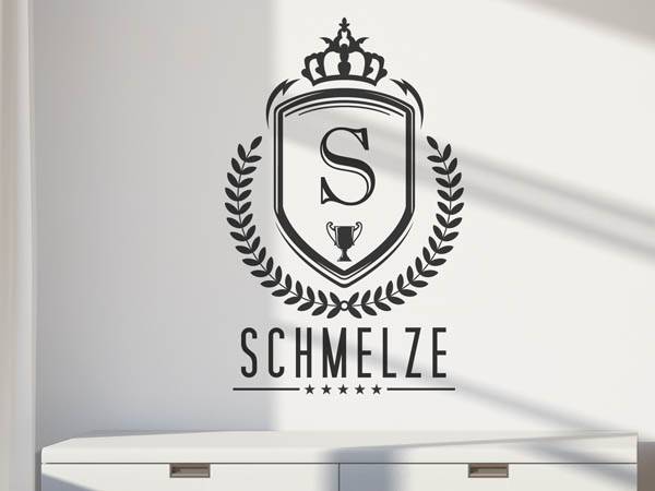 Wandtattoo Schmelze Wappen