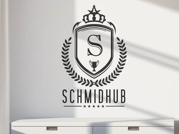 Wandtattoo Schmidhub Wappen