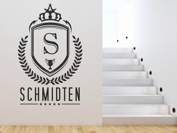 Wandtattoo Schmidten Wappen