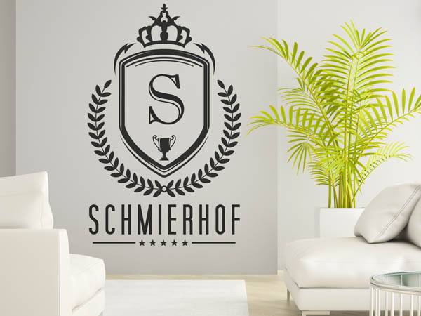 Wandtattoo Schmierhof Wappen