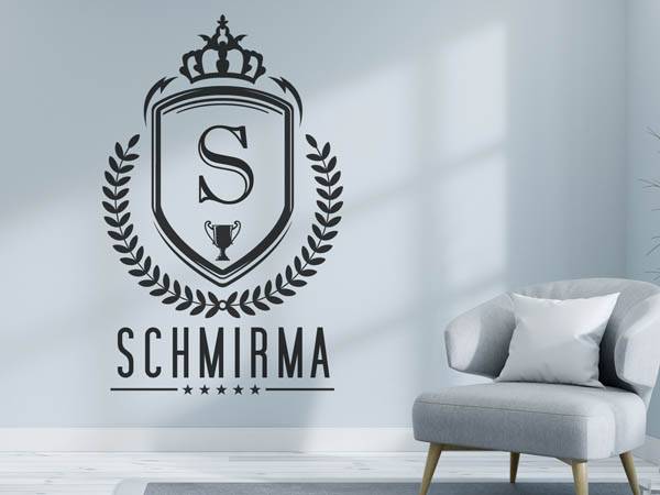 Wandtattoo Schmirma Wappen