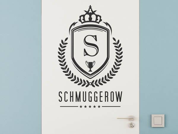 Wandtattoo Schmuggerow Wappen