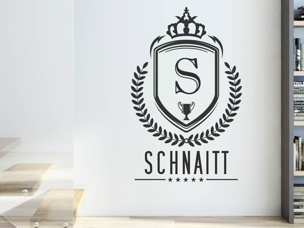 Wandtattoo Schnaitt Wappen