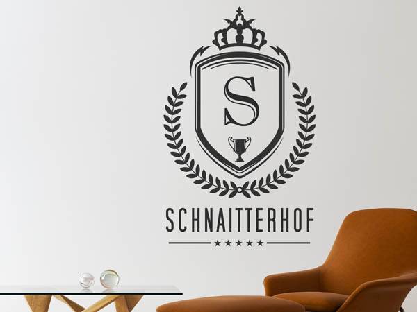Wandtattoo Schnaitterhof Wappen