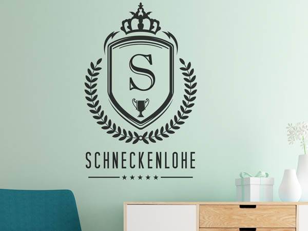 Wandtattoo Schneckenlohe Wappen