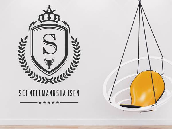 Wandtattoo Schnellmannshausen Wappen