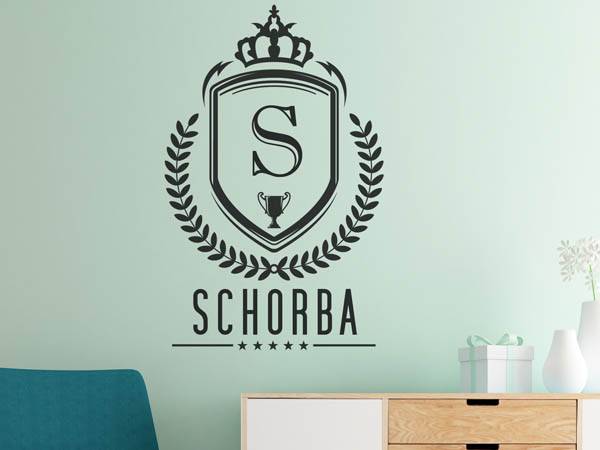 Wandtattoo Schorba Wappen
