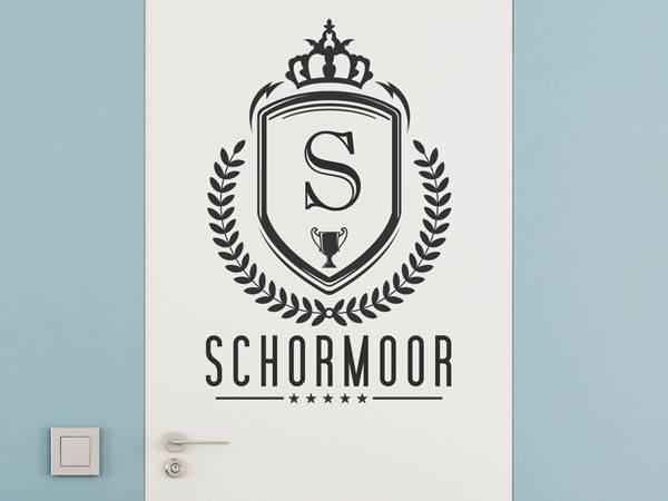Wandtattoo Schormoor Wappen