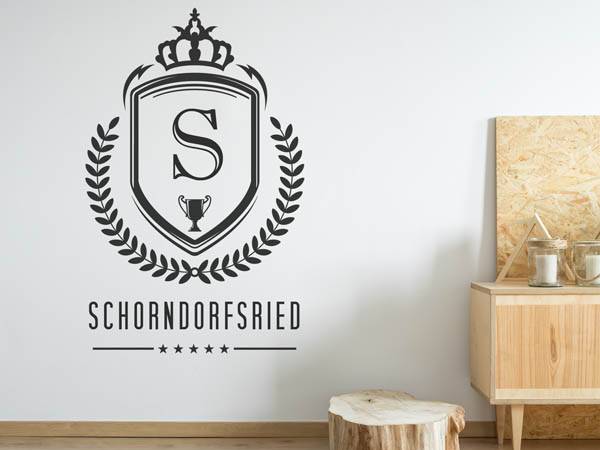 Wandtattoo Schorndorfsried Wappen