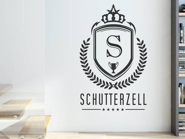 Wandtattoo Schutterzell Wappen