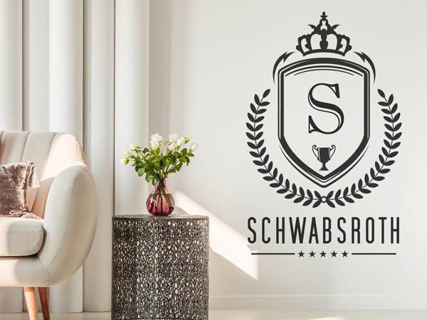 Wandtattoo Schwabsroth Wappen