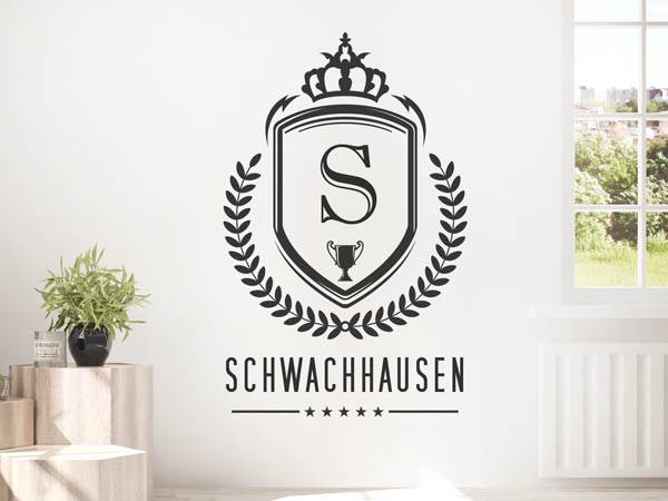 Wandtattoo Schwachhausen Wappen