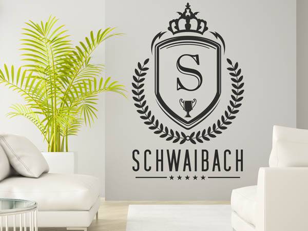 Wandtattoo Schwaibach Wappen