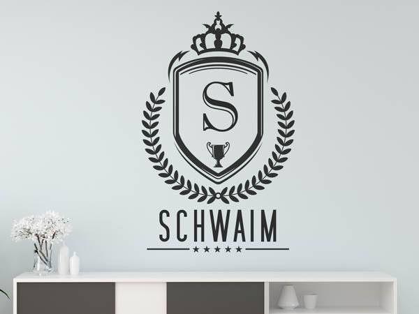 Wandtattoo Schwaim Wappen