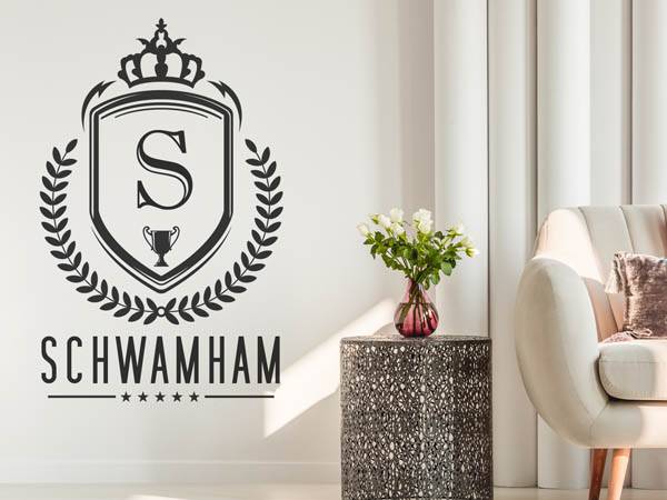 Wandtattoo Schwamham Wappen