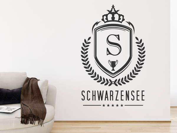 Wandtattoo Schwarzensee Wappen
