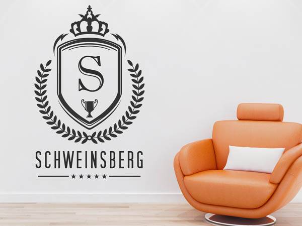 Wandtattoo Schweinsberg Wappen
