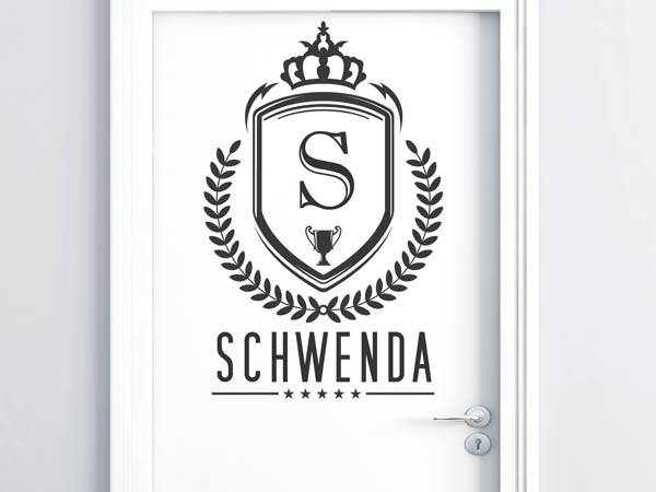 Wandtattoo Schwenda Wappen