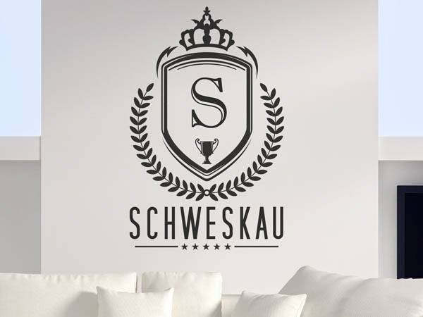 Wandtattoo Schweskau Wappen